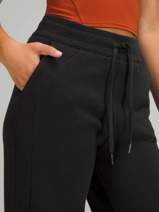 Lululemon Scuba Relaxed High Rise Jogger in Black ~ 26.5” - Picture 2 of 10